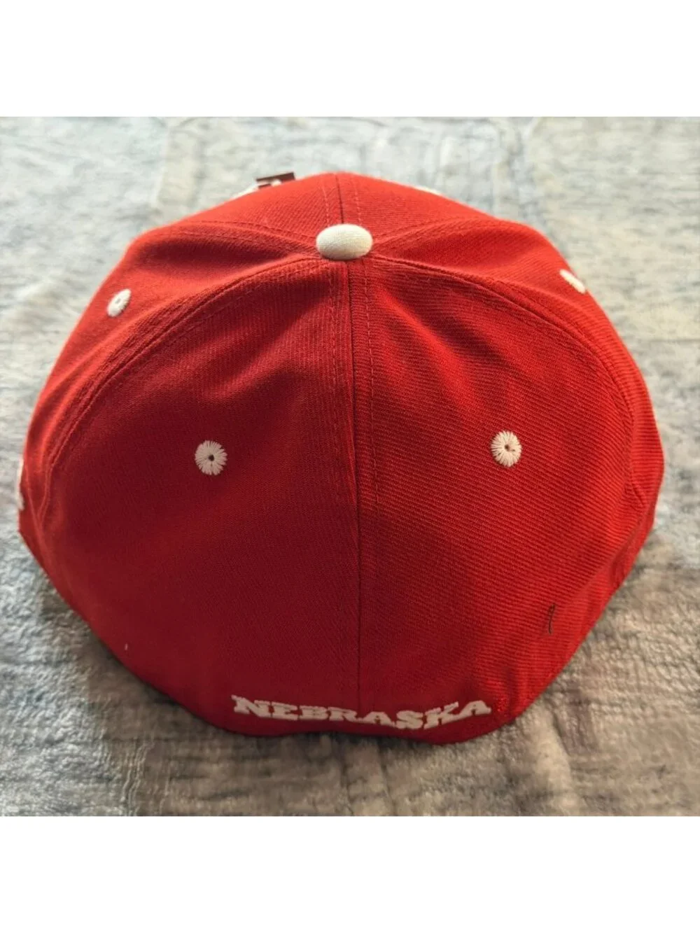University of Nebraska Adidas Fitted Hat 6 7/8 Baseball NCAA